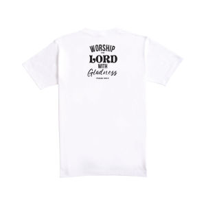 LOYAL Mens Graphic Print Gospel Tee - Psalm 100 : 2