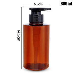 YESPERY 500ml/1000ml Pump Bottle Dispenser Plastic Refillable Bottles Wide Mouth Style Refillable Empty for Travel Shower Soap