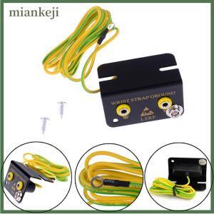 miankeji ESD ổ cắm mặt đất kép chuối cắm cho chống tĩnh dây đeo cổ tay armband