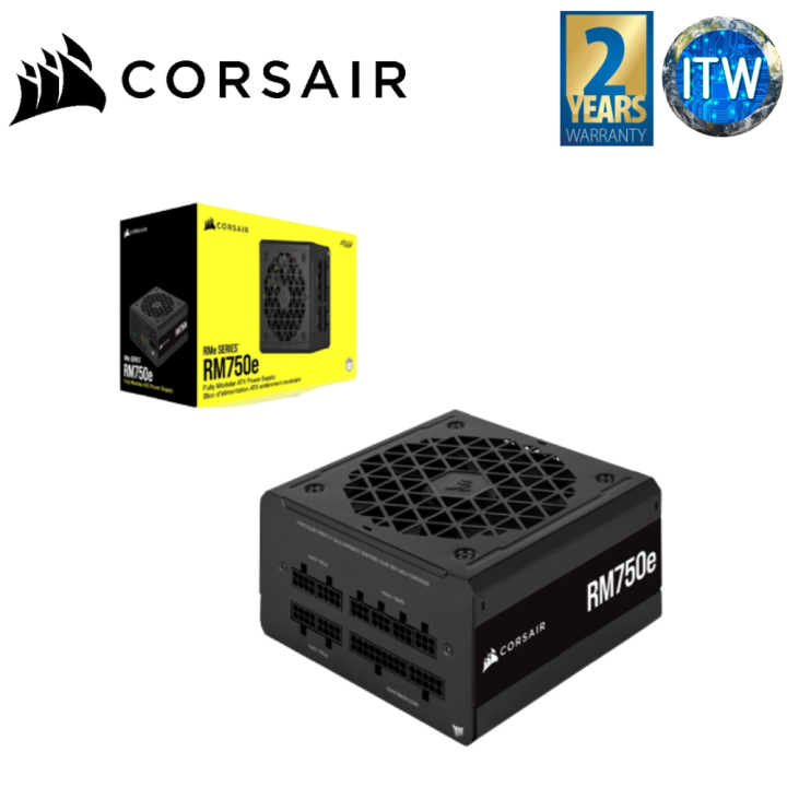 ITW | Corsair RM750e 750W 80+ Gold Fully Modular ATX Power Supply