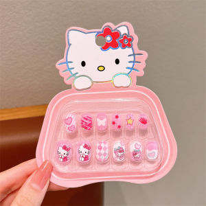 JOYNCLEON Miếng dán móng tay hoạt hình dễ thương cho trẻ em có các nhân vật My Melody và Sanrio-nghệ thuật móng tay tự dính trang trí cho các bé gái