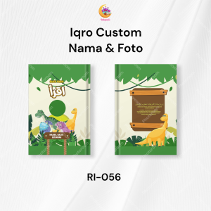 Custom Buku Iqro Full Color Nama Dan Foto Anak Milenial Hadiah Souvenir Kado Ulang Tahun - Istiqomah