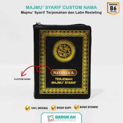 Buku Yasin Tahlil Lengkap Majmu Syarif Lengkap Ori 480 Hal Terjemah Latin Cover Resleting Aesthetic