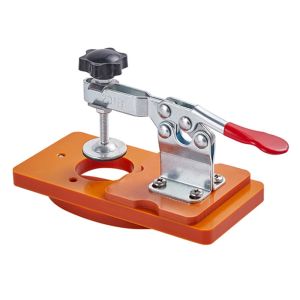 UTOPUS 1Pcs 35mm Hinge Boring Jig with Fixture Woodworking Hole Drilling Guide Locator Durable Bakelite Hole Opener Template for Door Cabinets