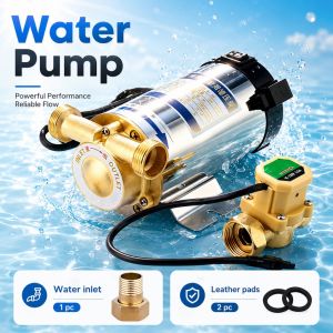 280W Automatic Water Booster Pump 22L/MIN High Flow Smart Pressure Controller For Home Shower Kitchen Washing Machine