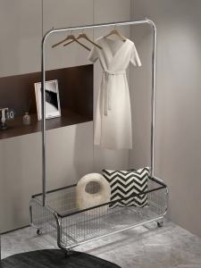 Clothes Stand Floor Coat Hanger Stand Clothes Stand Rack Bag Stand Non-Covering Clothing Clothes Rack Thick and Durable Clothes Hanging Coat Stand Hat Stand