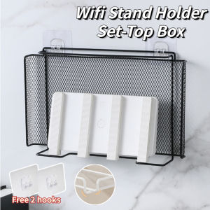 Wifi Router Shelf Modem Holder TV Box Rack Wall Storage DVD Player Space Saver Organizer Rak Wifi Dinding