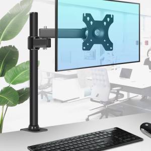 Display Mounting Arm Computer Stand Desktop Monitor Holder Arm 14-27-Inch Arm Lifting Telescopic Universal Rotating Desktop Table Clip-on Monitor Stand Laptop Stand Rack Monitor Holder Arm Screen stand 38