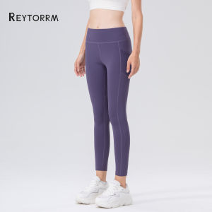 Reytorrm Celana Legging Olahraga Wanita Panjang High Waist Polos Yoga&Gym&Sport9 （MTCK90）