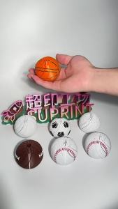 New Baseball Fidget Ball Toy 3D Printable twist stress-relief desktop fidget ball