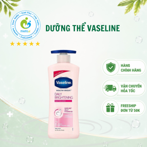 Sữa dưỡng thểa Vaseline Daily Brightening giúp dưỡng ẩm trắng da ngừa lão hó Mỹ (725ml)