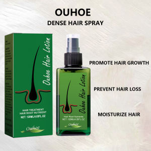 OUHOE Dense Hair Spray Nourishing Damaged Dry Repair Scalp Strengthen Hair Growth Serum Repair Damaged Hair Dense Hair 120ml