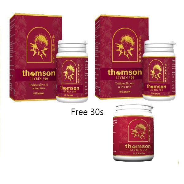 THOMSON Livrin 300 60s x 2 bottles ＋ 30s Lazada