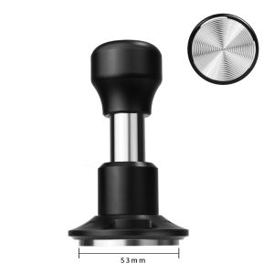 WCYC Stainless Steel Espresso Tamper 58.5mm 53mm 51mm Ripple Base Spring Loaded Coffee Tamper Constant Pressure Coffee Impact Tamper