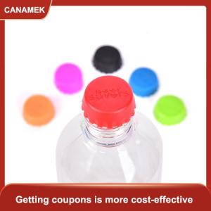 【CANAMEK】 6PCS tái sử dụng Silicone nắp chai bia Nắp Soda Cola nắp rượu tiết kiệm Stopper