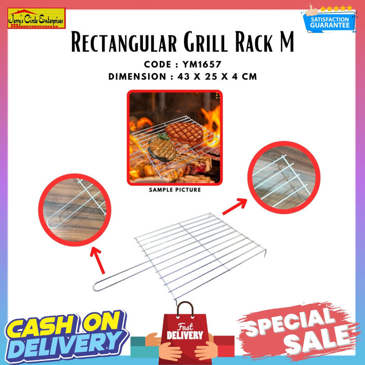 Rectangle Grill Rack YM1657 RECTANGULAR GRILL RACK (M)/RECTNGULAR GRILL RACK/ GRILL RACK # ...