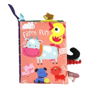 Baby Early Learning Cloth Book Durable Washable Parent-Child Interaction Rustling Sound Toys / Tails Cloth Book