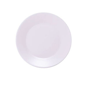 4pcs 6/7 Inch White Round Dinner Plates White Plastic Bone Disk Restaurant House Dishes Flat Plate Shallow Discs Unbreakable Plastic Plates Dinnerware Plate