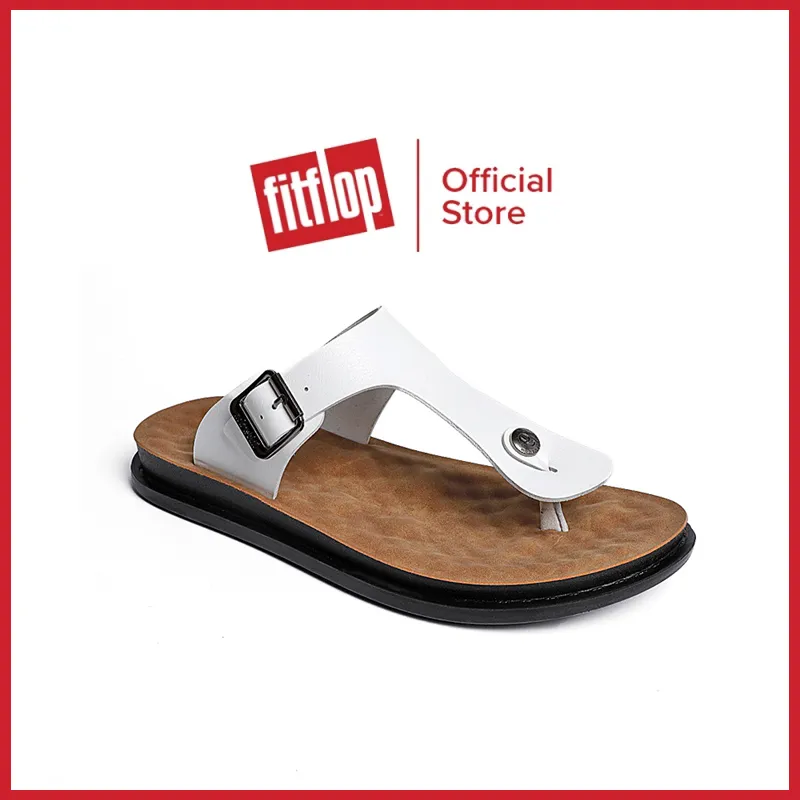 FitFlop TRAKK II Mens Buckle Nubuck Toe-Posts Flip Flops 333 Lazada