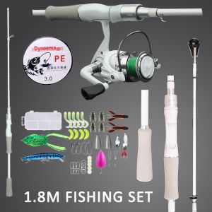 Fishing Set White Fishing Rod 1.8-2.1M Professional Fishing Rod Suitable For Fishing All Kinds Fish