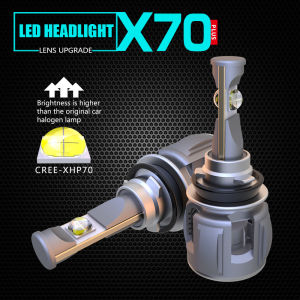 2PCS Canbus LED H11 H8 H9 Car Headlight 9005 9012 9006 H4 D2H 6000K XHP70.2 Chip 110W 30000LM Bulbs H1 HIR2 HB3 HB4 Auto Fog Lamp 12V-24V