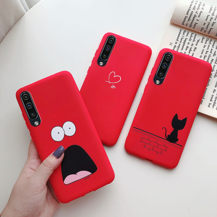 For Samsung Galaxy A50 A50s A30s Casing Cute Panited Soft TPU