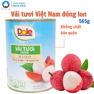 Vải tươi đóng lon thương hiệu Dole 565g