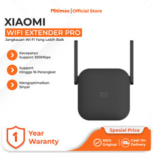 Xiaomi WiFi Range Extender Pro | 2 Eksternal Antena | Kecepatan Hingga 300Mbps