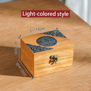 กล่องเครื่องประดับวรรณกรรม กล่องไม้เล็ก ๆ ลายช้าง กล่องเก็บเครื่องประดับหู กล่องเก็บเครื่องประดับในครัวเรือน กล่องไม้เนื้อแข็ง