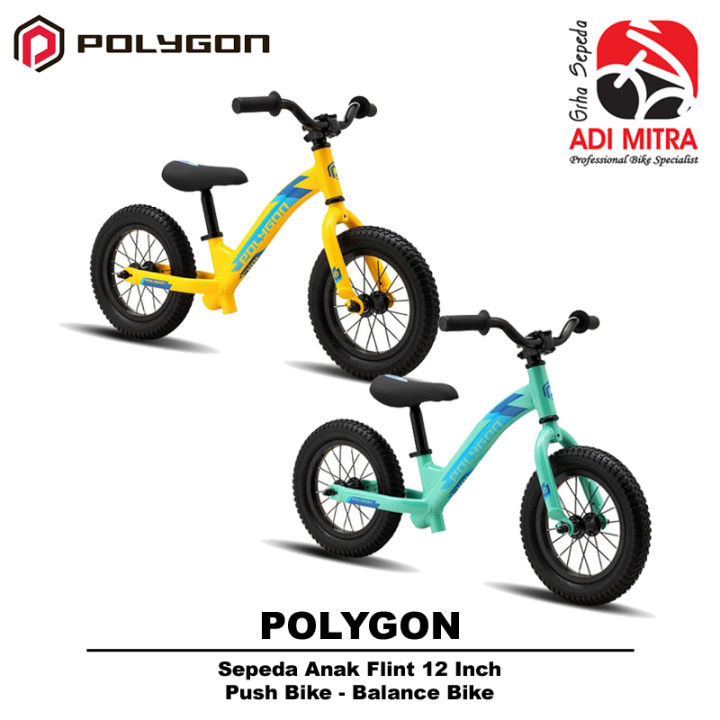 Polygon Flint [12 inch] Sepeda Anak Push Bike Balance Bike