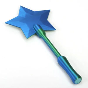 3D Printed Star Wand Credit Card Holder Pemegang Kad Kredit Tongkat Portable Magic Wand Stand Desktop Organization Daily Use