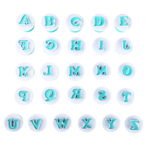 【Fast Shipping】 Baking Molds Alphabet Letter Number Fondant Cake Cookie Stamp Pastry Molder Cutter Tools DIY Bakeware Decoration Accessories Cake Decorating Tools