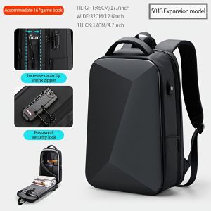 Fenruien Brand Laptop Backpack Anti-theft Waterproof School Backpacks USB Charging Men Business Travel Bag Backpack New Design