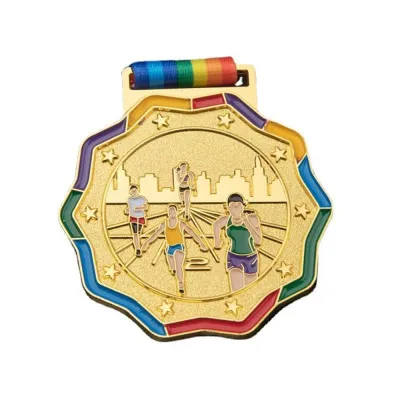 MODERNLUX Competitions Prizes Gold Award Metal Encourage Badge Winner Medals School Rewarding Supply Sport Competition Award Medals Outdoor