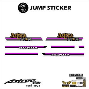 Stiker Striping astrea star - Prima - Dream EX5 1981 - 1993 grafis variasi 007