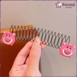 Suomi Childrens Hair Comb Headband For Kids girl Cartoon Ponytail Clip Children Buckle Fixing Hairpin