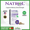 Natrol Cognium Memory Extra Strength for Brain Health and Memory Support. 