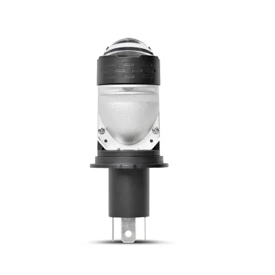 2PCS Lampu Utama Led Mini Projector H4 Projie Lens M01X Lampu Led Motor H4 Mini Projector H4