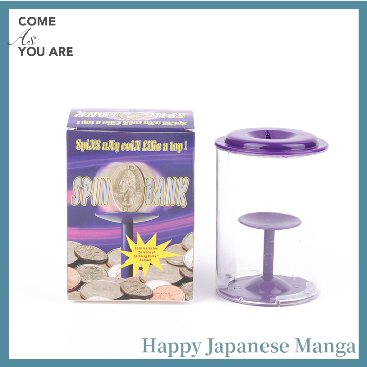 [JP TOY] Creative vortex piggy bank gravity rotation coin savings