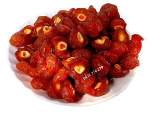 1KG -MỨT ĐÀO CHẺ ĐÀ LẠT SẤY DẺO THƠM NGON LOẠI 1 - MÓN ĂN VẶT