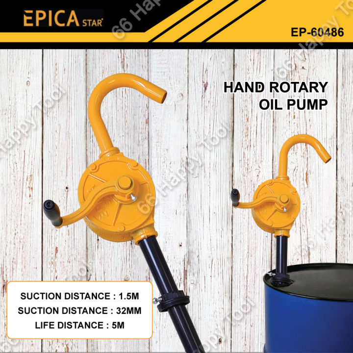 EPICA STAR Hand Rotary Oil Pump EP60486 Lubricati Diesel Pump Manual