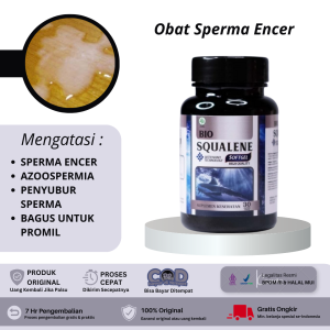 Bio Squalene - Obat Sperma Encer Pria Pengental Penyubur Sperma Penambah Sperma