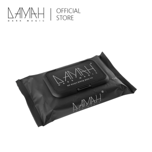 DAMAH Dark Magic Charcoal Make Up Remover Wipes 72sheets