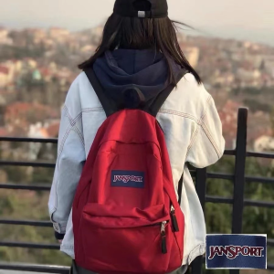SG Stock｜JanSport Student backpack large capacity computer bag travel backpack for men and women