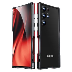 เคสสำหรับ Samsung Galaxy S23ขอบโลหะดีไซน์ดั้งเดิมพิเศษตัดอะลูมิเนียมกรอบโลหะผสมที่แข็งแกร่งป้องกันการตกและกันแดดป้องกันปลอก