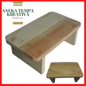 Tatakan Pot Bunga Dari Kayu JatiBelanda / Pinus / Tatakan Pot Bentuk Pohon 6 Cm Series Sicilia Kayu 2 Cabang / Dingklik Tatakan Pot Hias