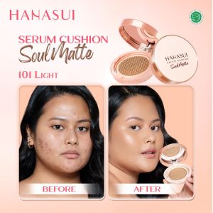 Hanasui Serum Cushion Soulmatte - Serum Cushion Soulmatte - Foundation - Flawless - Natural Dewy Finish - Perfect Coverage - Virgo Shoop