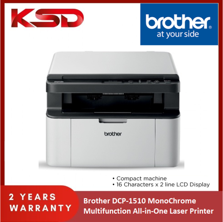 Brother DCP1510 / DCP1610W / MFC1910W Wireless Multifunction Monochrome Laser Printer (PRINT