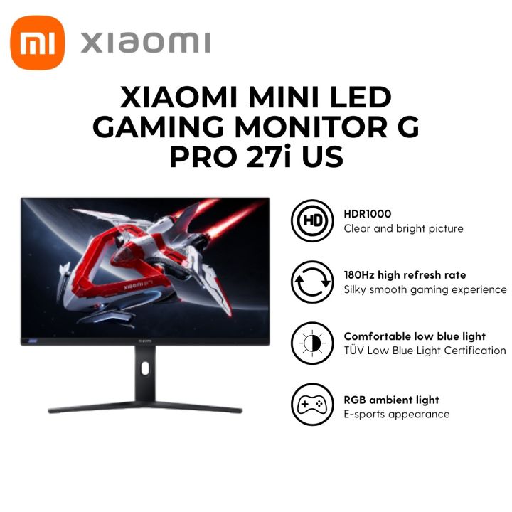Xiaomi Mini Led Gaming Monitor G Pro 27i l Stunning visuals E-sports ...