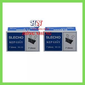 [HCM] Combo 2 Hộp Kẹp Bướm Slecho 25mm 1 Hộp 12 Cái Giúp Bạn Sắp Xếp Giấy Tờ Hợp Lý Gọn Gàng Bền Đẹp Tiện Dụng